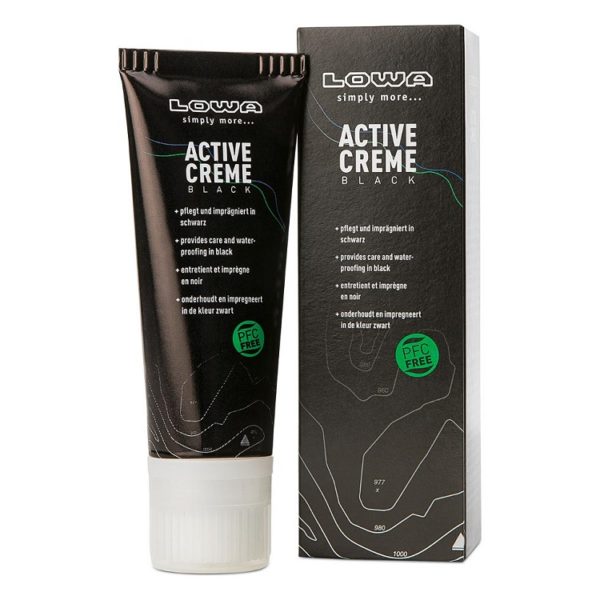 LOWA Boots Care Active Cream Black Millbrook LEAF Program Canada