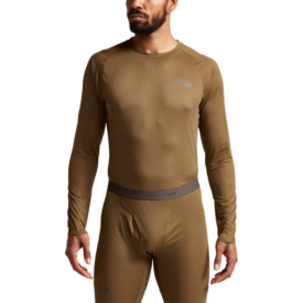 Millbrook_LEAF_Program_SITKA_SOF_10064_CY_Mens_Core_Lightweight_Crew_LS_Coyote_Front