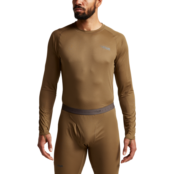 Millbrook_LEAF_Program_SITKA_SOF_10064_CY_Mens_Core_Lightweight_Crew_LS_Coyote_Front