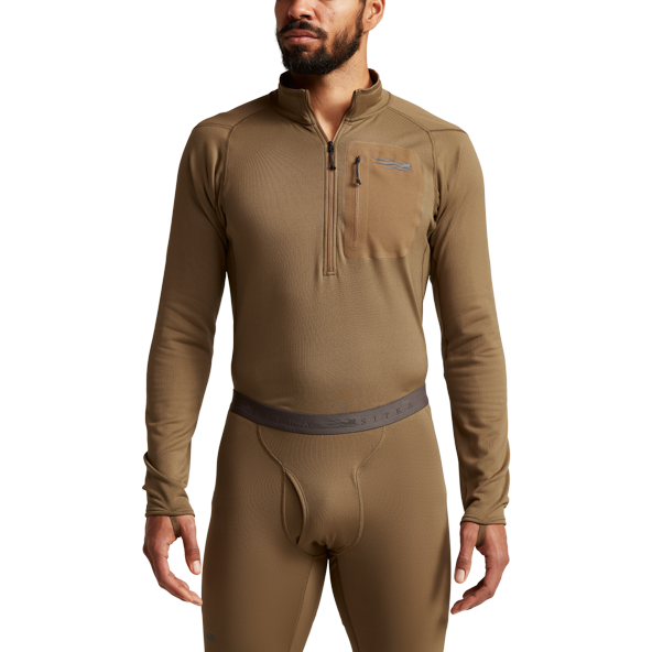 Millbrook_LEAF_Program_SITKA_SOF_10068_CY_Mens_Core_Midweight_Zip_T_Coyote_Front
