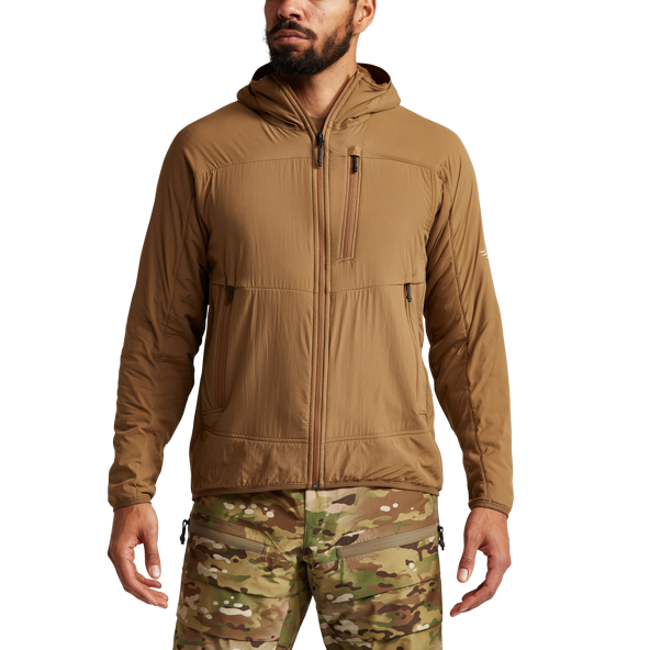 Millbrook_LEAF_Program_SITKA_SOF_30076_CY_Mens_MLX_Hoody_MDWi_Coyote_Front_2
