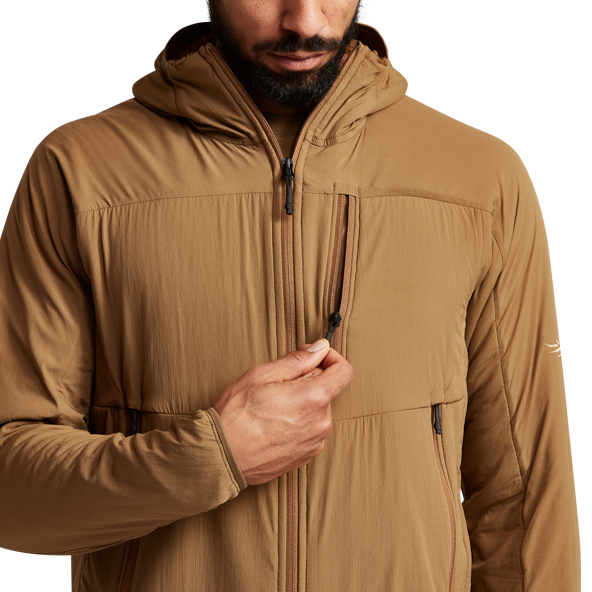 Millbrook_LEAF_Program_SITKA_SOF_30076_CY_Mens_MLX_Hoody_MDWi_Coyote_Front_Pocket