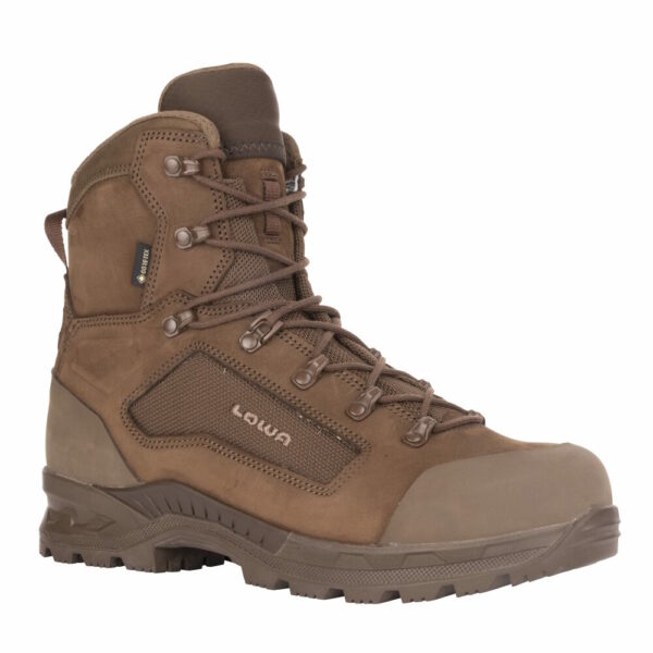 LOWA Breacher N GTX Mid Dark Brown 210115C30 0493 Front Millbrook LEAF Program Canada