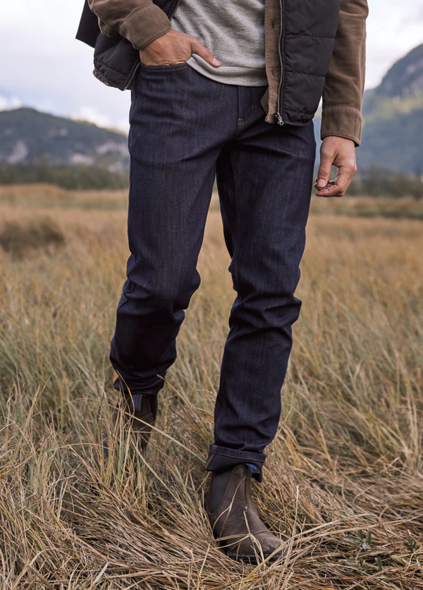 DUER All Weather Denim Slim MFBS3002 Heritage Rinse Front Millbrook Tactical LEAF Program