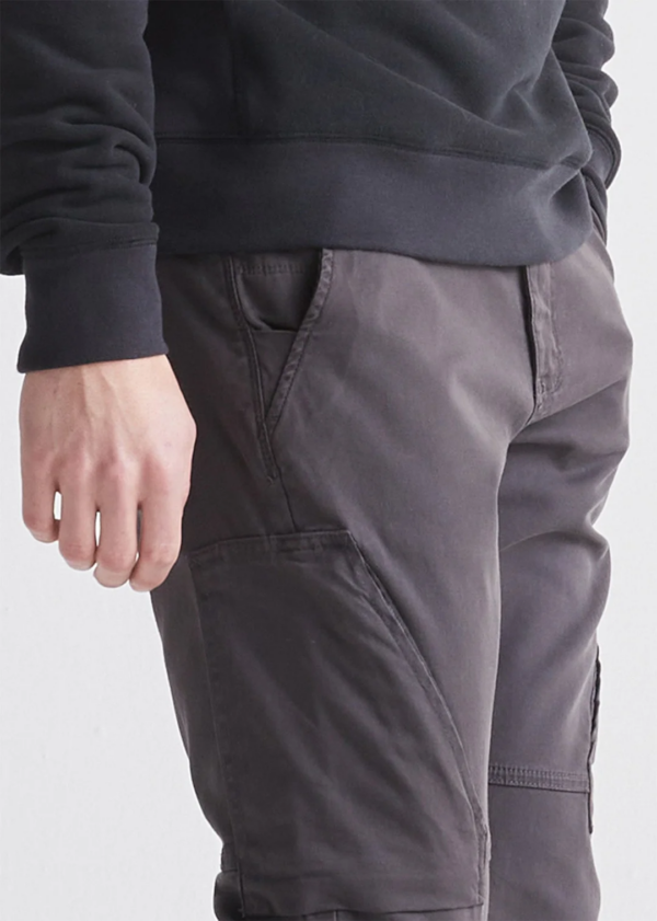 DUER Live Free Adventure Pant MPTH1006 Charcoal Grey Side Millbrook Tactical LEAF Program