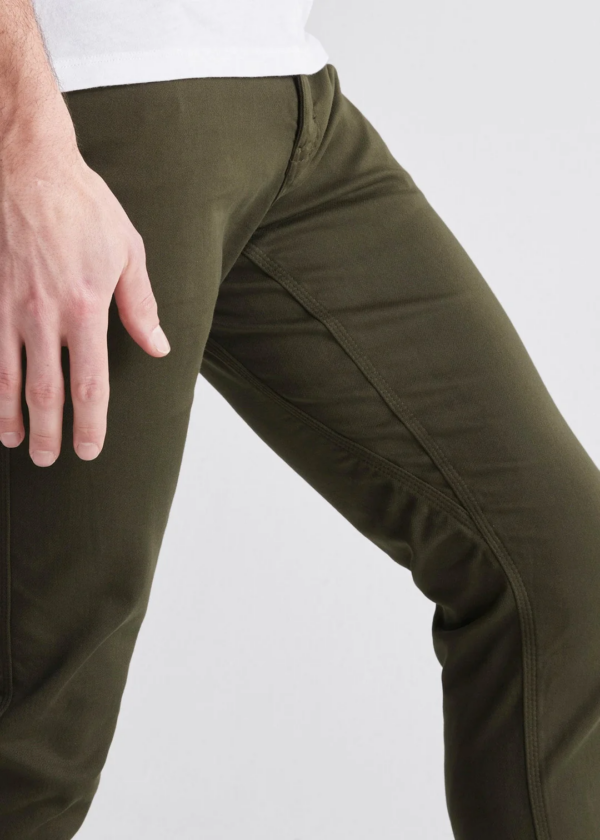 DUER No Sweat Pant Slim MFNS1001 Army Green Interior Millbrook Tactical LEAF Program
