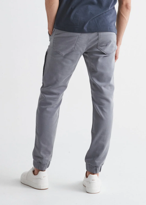 DUER No Sweat Jogger MJNS1100 Lunar Grey Back Millbrook Tactical LEAF Program