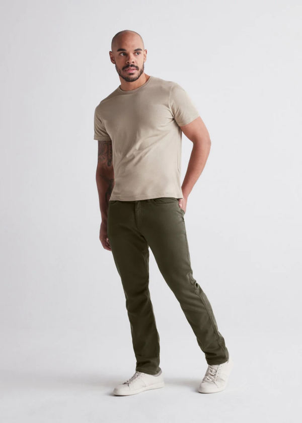 DUER No Sweat Relaxed Army Green MFNR1002 Front Millbrook Tactical LEAF Program