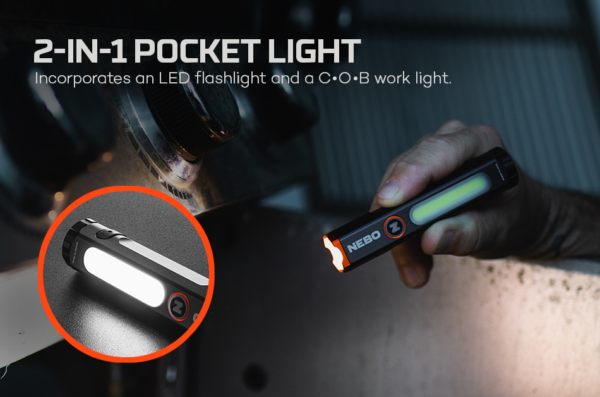 NEBO Mini Larry 2 in 1 Pocket Light NEB POC 1004 Millbrook Tactical LEAF Program Canada
