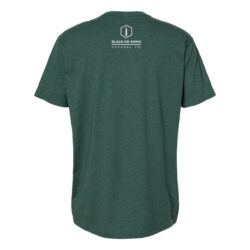 Black on Ammo Gone Ballistic Forest Green T-Shirt Back Millbrook LEAF Program Canada