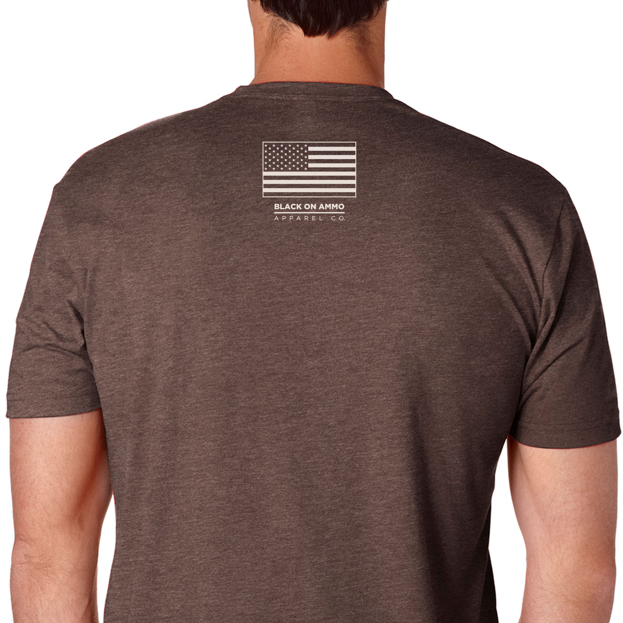 Black on Ammo Mermaid T-Shirt Brown Back Millbrook LEAF Program Canada