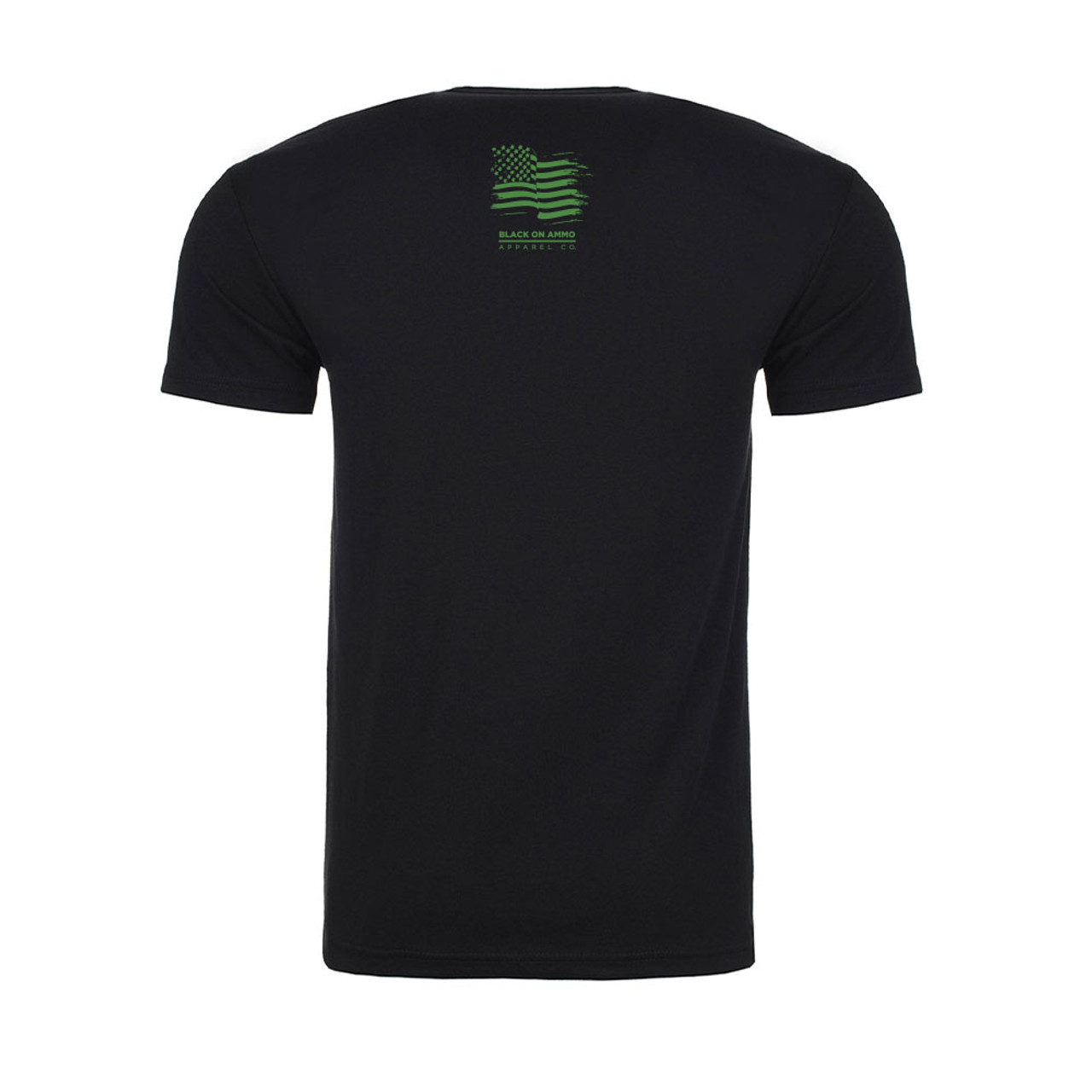 Black on Ammo NVG Wolverines Black T-Shirt Back Millbrook LEAF Program Canada