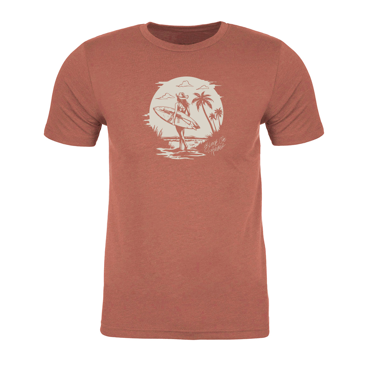 Black on Ammo Ocean Outlaw T-Shirt Front Desert Sierra Millbrook LEAF Program Canada Black on Ammo Ocean Outlaw T-Shirt Front Desert Sierra Millbrook LEAF Program Canada