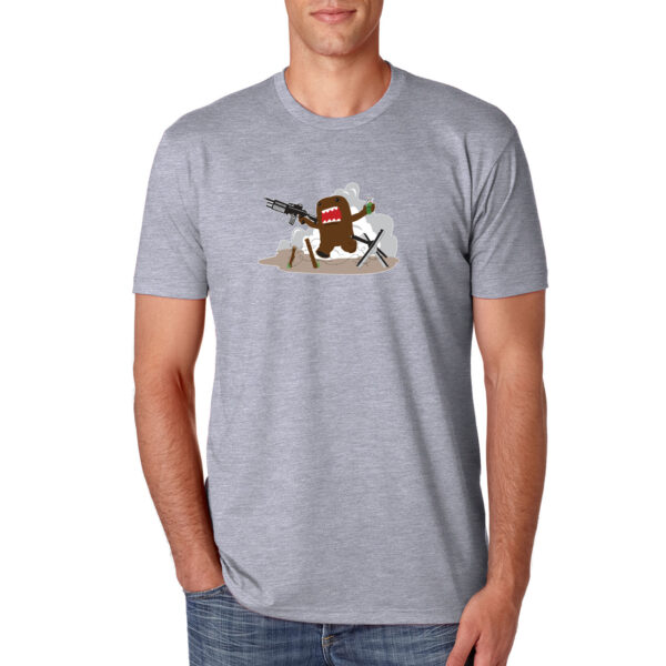 Black on Ammo Ready For War T-Shirt Grey Front Millbrook LEAF Program Canada